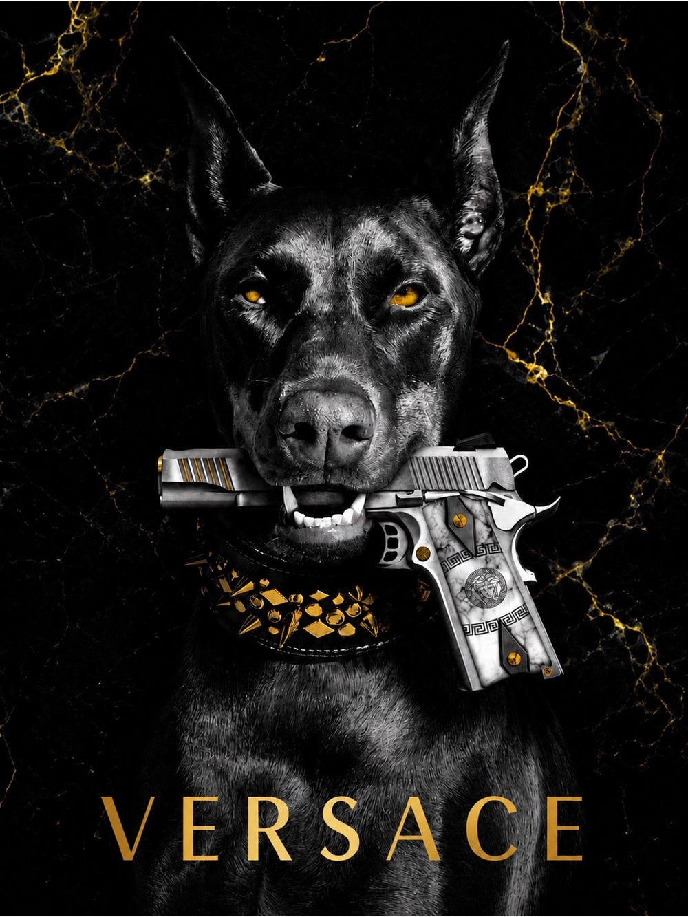 Designer Dobermans™ | Pick 5 Luxury Fashion Dog Wall Art Prints | 8x10 Chanel LV - Picture 12 of 16